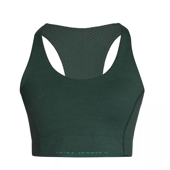 Outdoor Voices Doing Things bra crop top sports small heather green evergreen - Picture 3 of 6